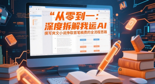 从零到一：深度拆解我运用AI撰写爽文小说挣取首笔稿费的全流程思路智小邦项目网-专注分享网络创业项目落地实操课程 – 全网首发_高质量创业项目输出智小邦项目网