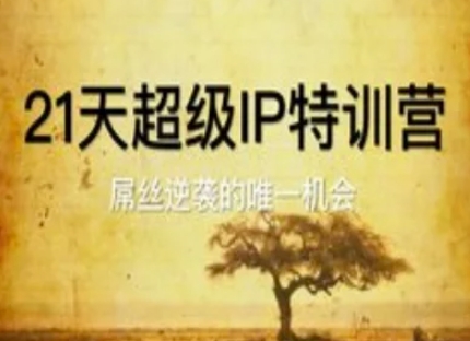 21天超级IP特训营，屌丝逆袭的唯一机会智小邦项目网-专注分享网络创业项目落地实操课程 – 全网首发_高质量创业项目输出智小邦项目网