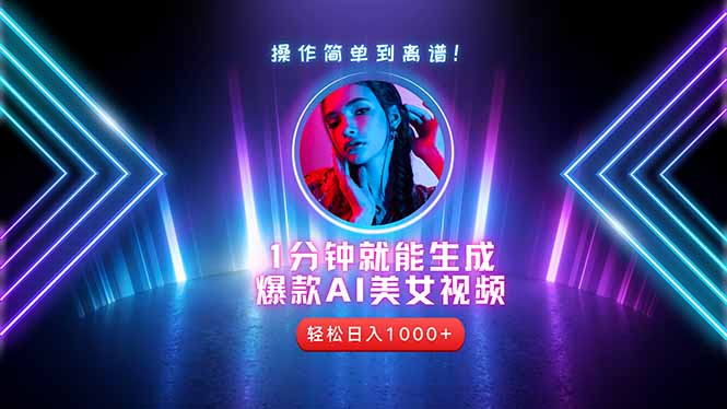 2025年最强副业：用AI做短视频，从零开始打造爆款账号！智小邦项目网-专注分享网络创业项目落地实操课程 – 全网首发_高质量创业项目输出智小邦项目网